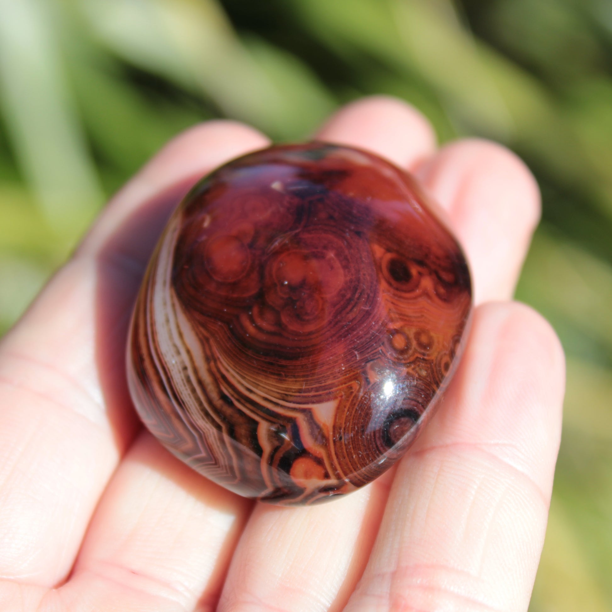 Crazy Silk Banded Agate from Madagascar 50g Rocks and Things