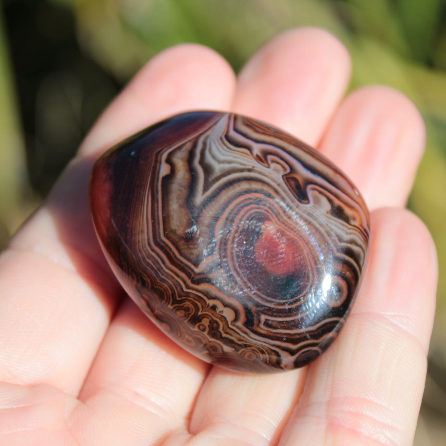 Crazy Silk Banded Agate from Madagascar 50g Rocks and Things