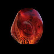 Crazy Silk Banded Agate from Madagascar 50g in sunlight - Rocks and Things Store