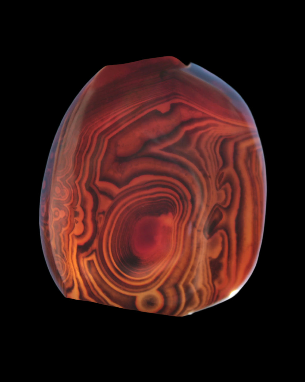 Crazy Silk Banded Agate from Madagascar 50g in sunlight - Rocks and Things Store