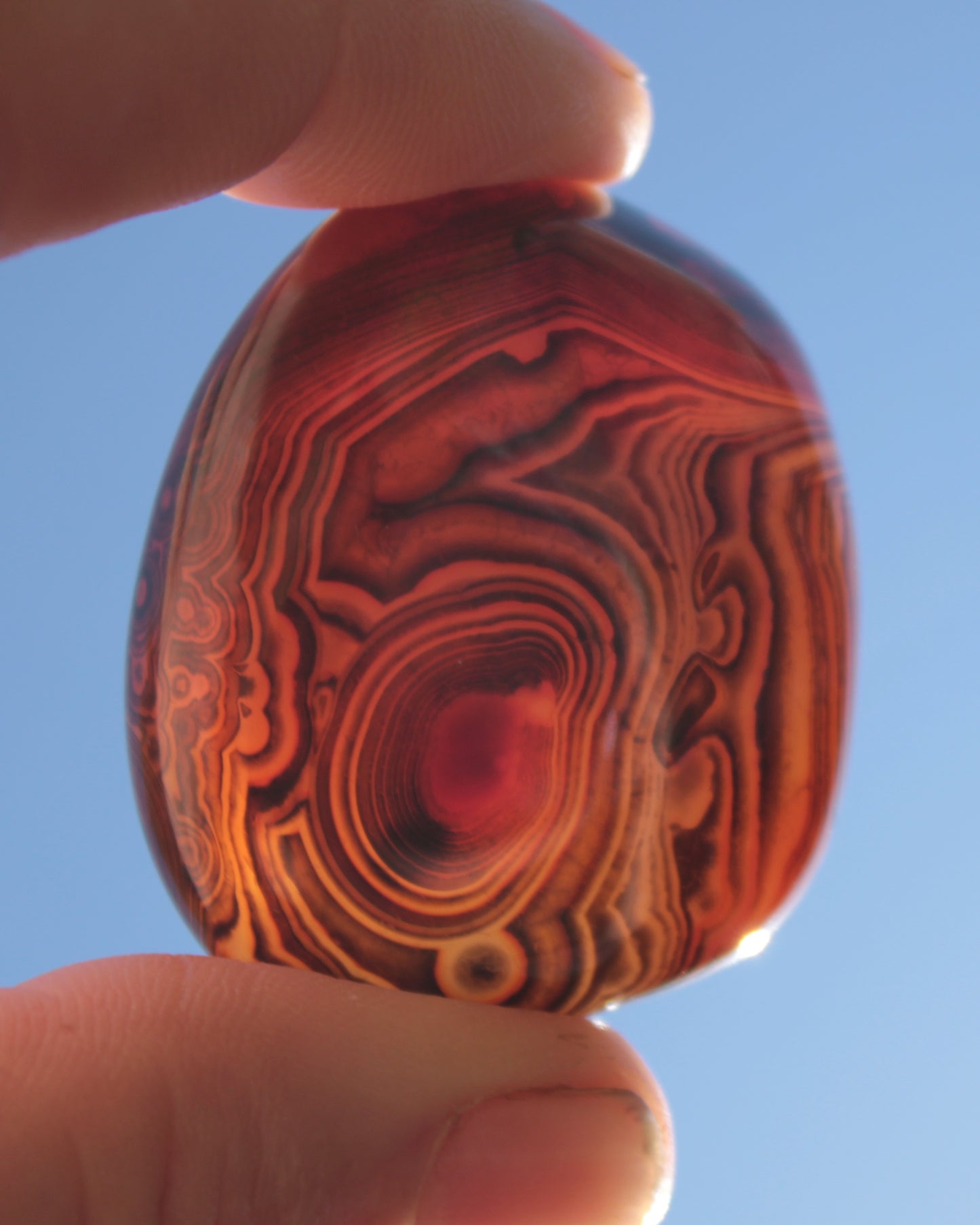 Crazy Silk Banded Agate from Madagascar 50g Rocks and Things