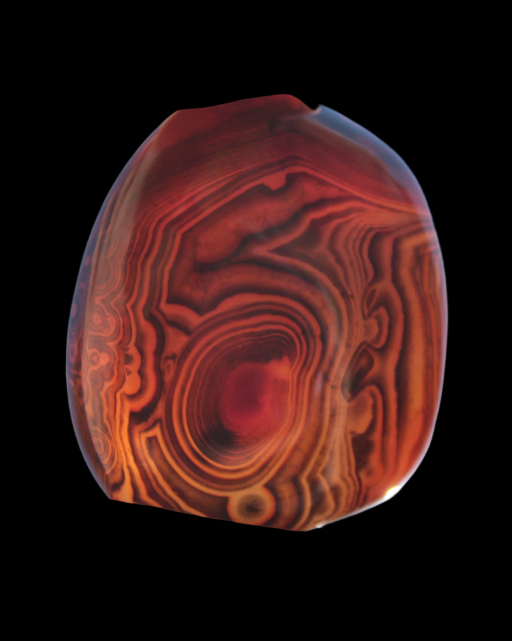 Crazy Silk Banded Agate from Madagascar 50g in sunlight - Rocks and Things Store
