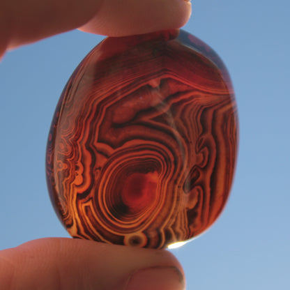 Crazy Silk Banded Agate from Madagascar 50g Rocks and Things