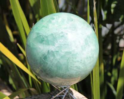 Green Fluorite sphere 3164g Rocks and Things