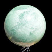 Green Fluorite sphere 3164g in sunlight, Rocks and Things Store