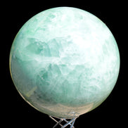 Green Fluorite sphere 3164g in sunlight, Rocks and Things Store