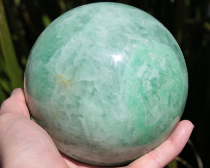 Green Fluorite sphere 3164g Rocks and Things