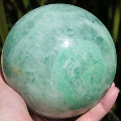 Green Fluorite sphere 3164g Rocks and Things