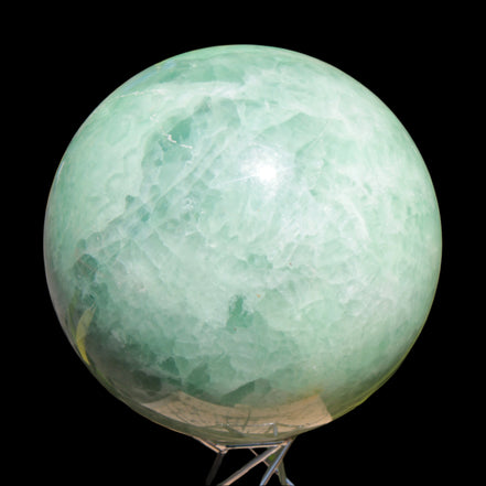 Green Fluorite sphere 3164g in sunlight, Rocks and Things Store