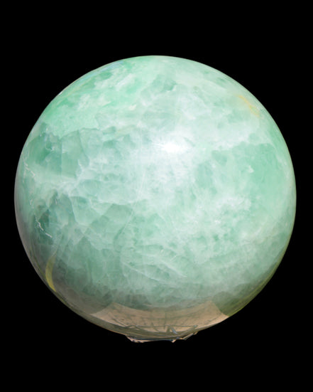 Green Fluorite sphere 3164g in sunlight, Rocks and Things Store