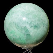 Green Fluorite sphere 3164g in sunlight, Rocks and Things Store