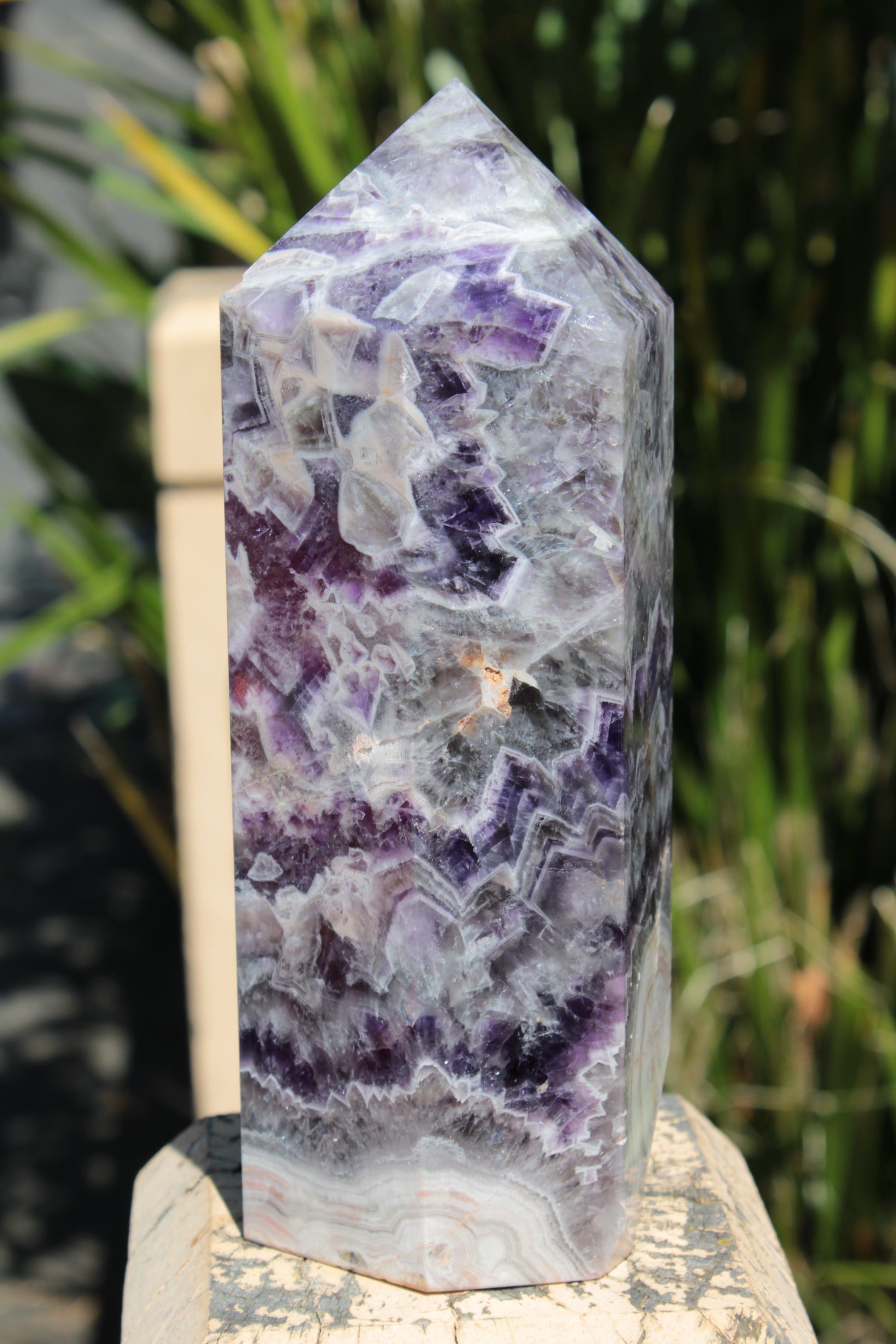 Fantasy Amethyst obelisk 2013g Rocks and Things