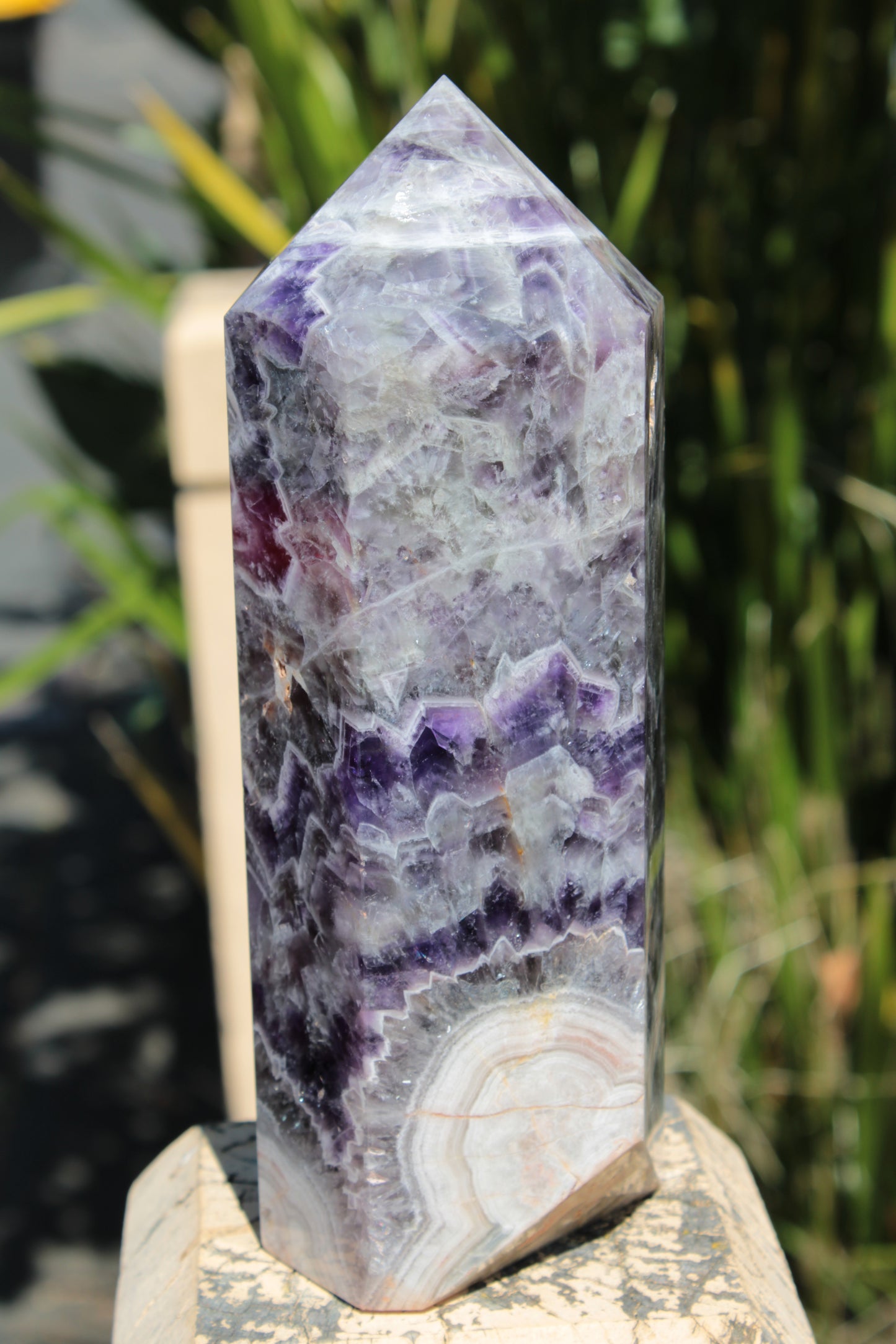 Fantasy Amethyst obelisk 2013g Rocks and Things