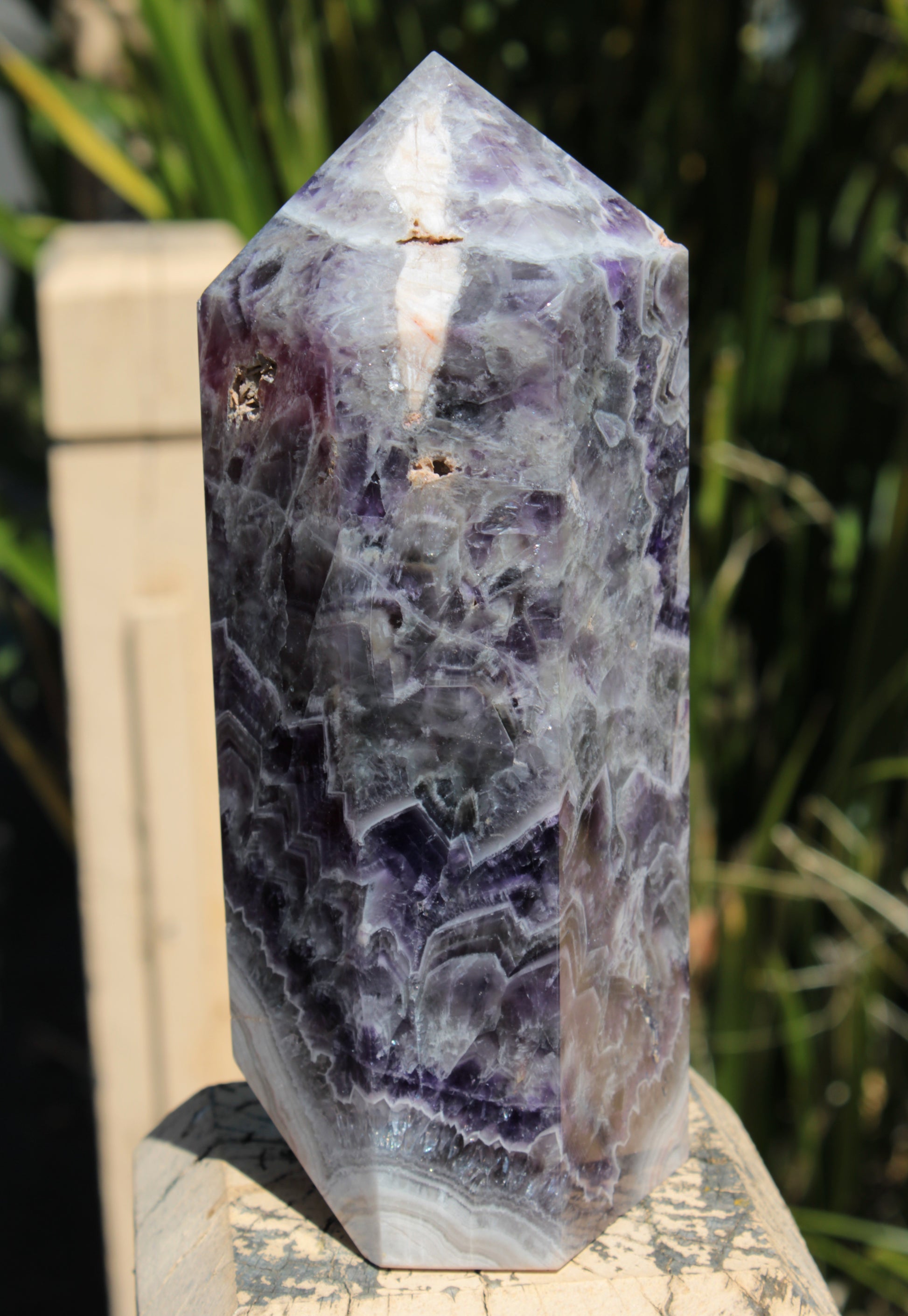 Fantasy Amethyst obelisk 2013g Rocks and Things