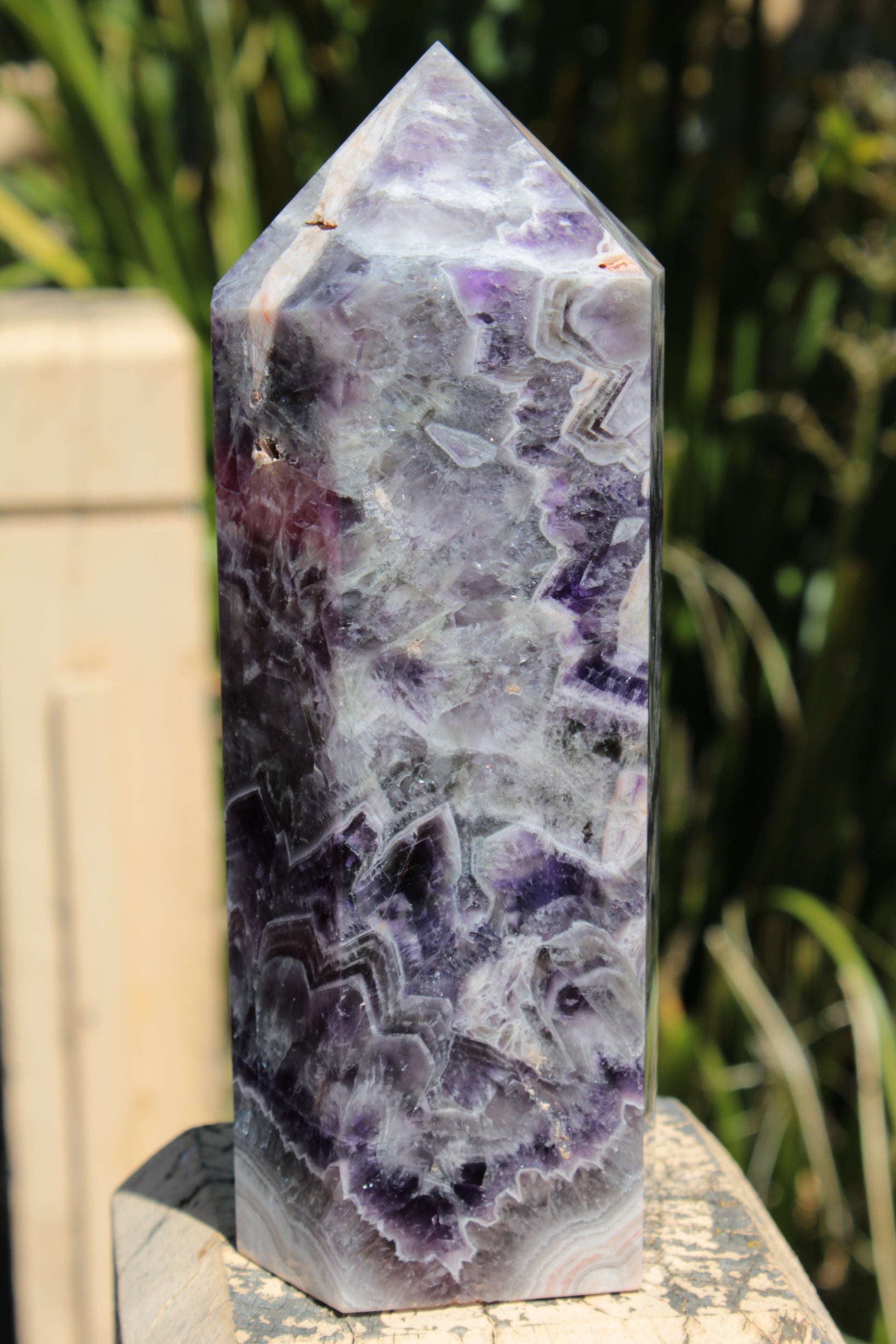 Fantasy Amethyst obelisk 2013g Rocks and Things