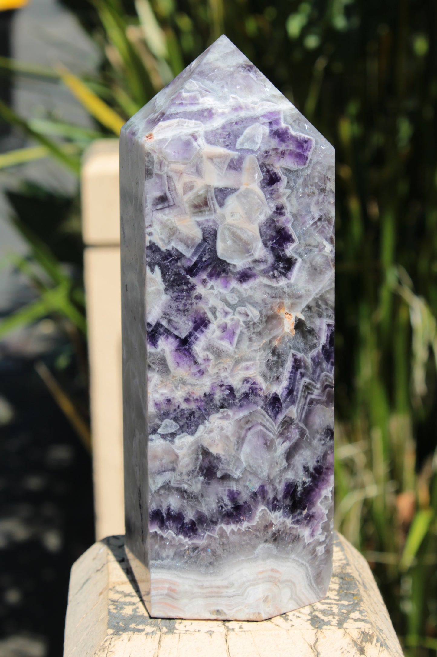 Fantasy Amethyst obelisk 2013g Rocks and Things