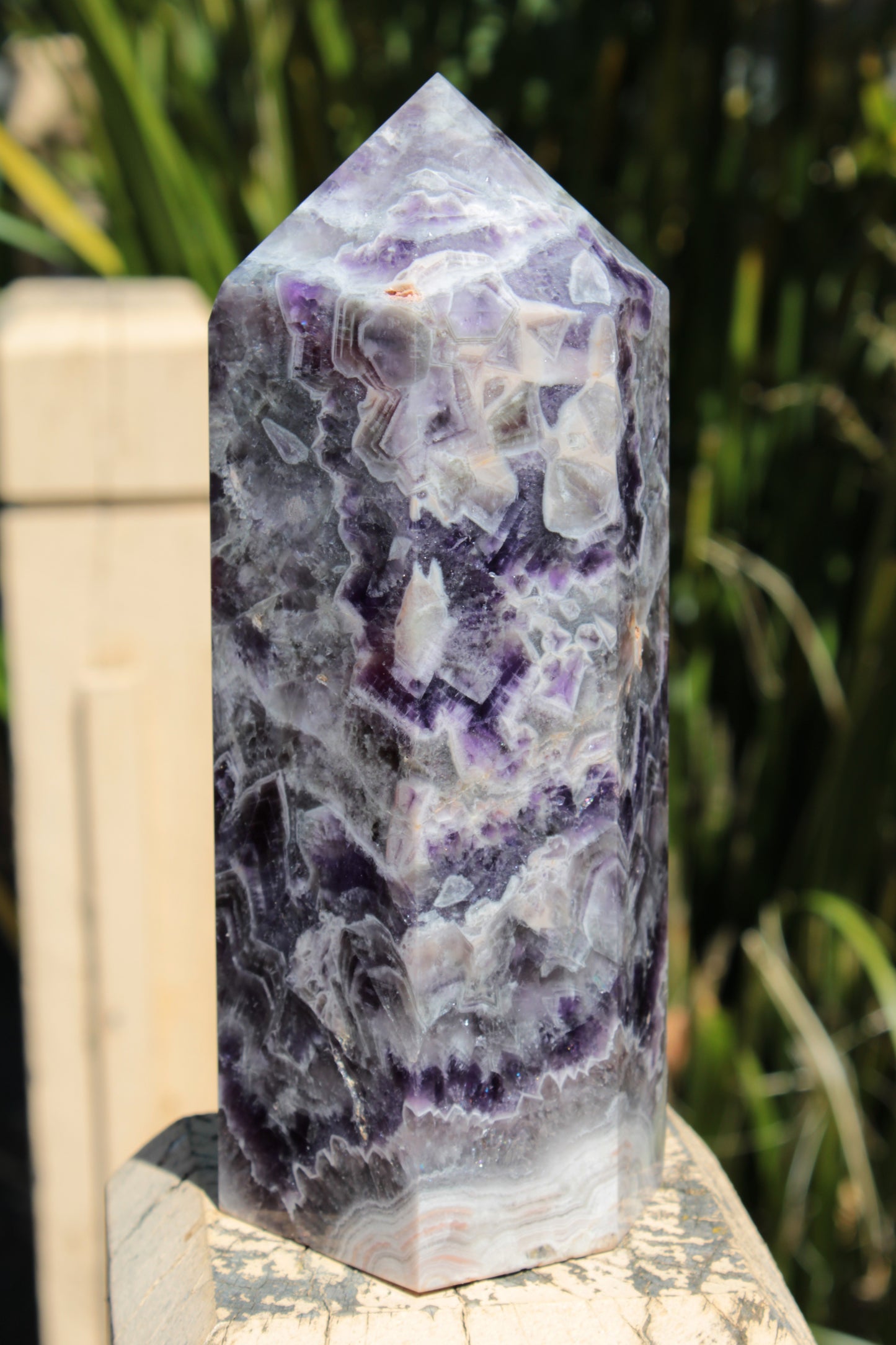 Fantasy Amethyst obelisk 2013g Rocks and Things