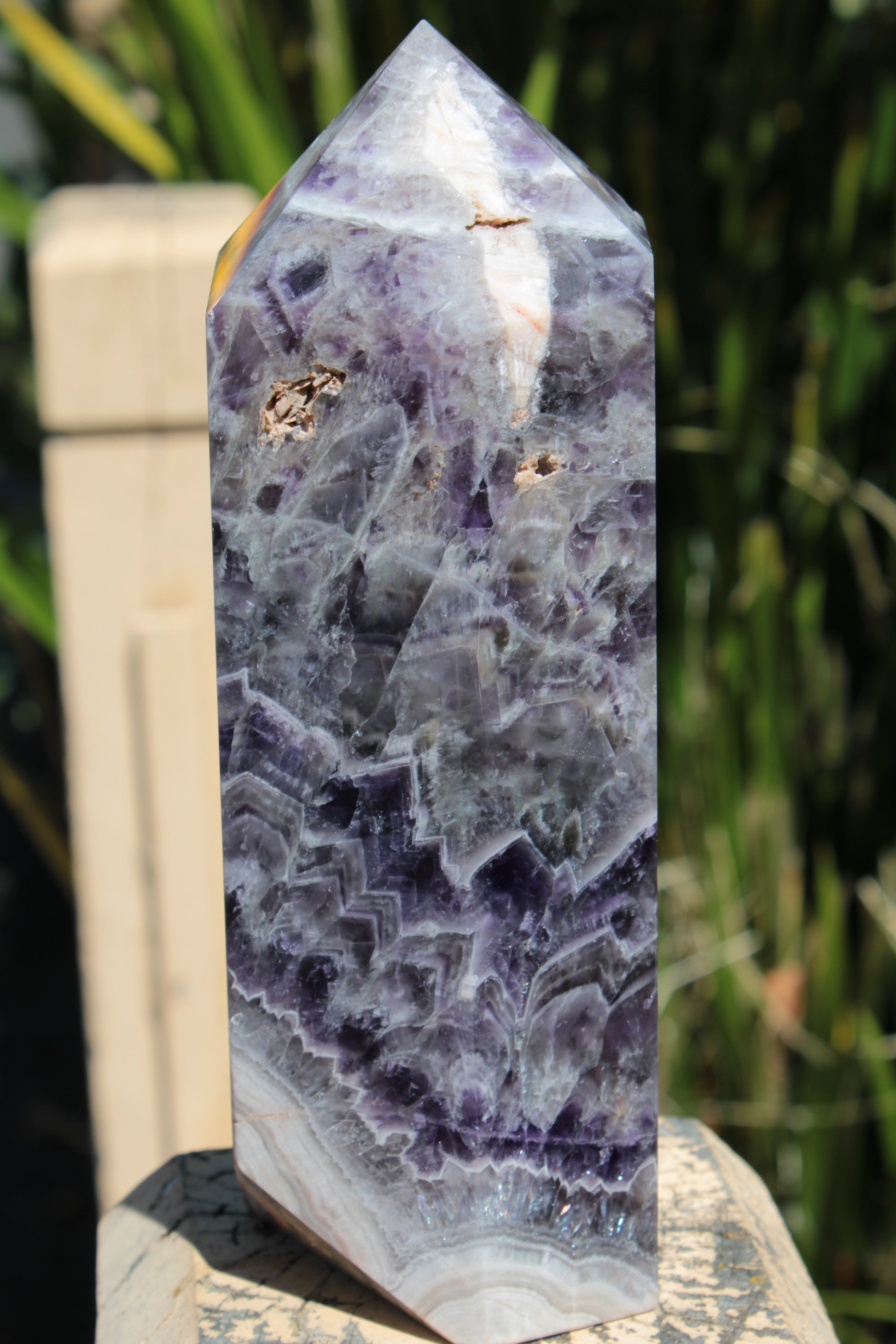 Fantasy Amethyst obelisk 2013g Rocks and Things