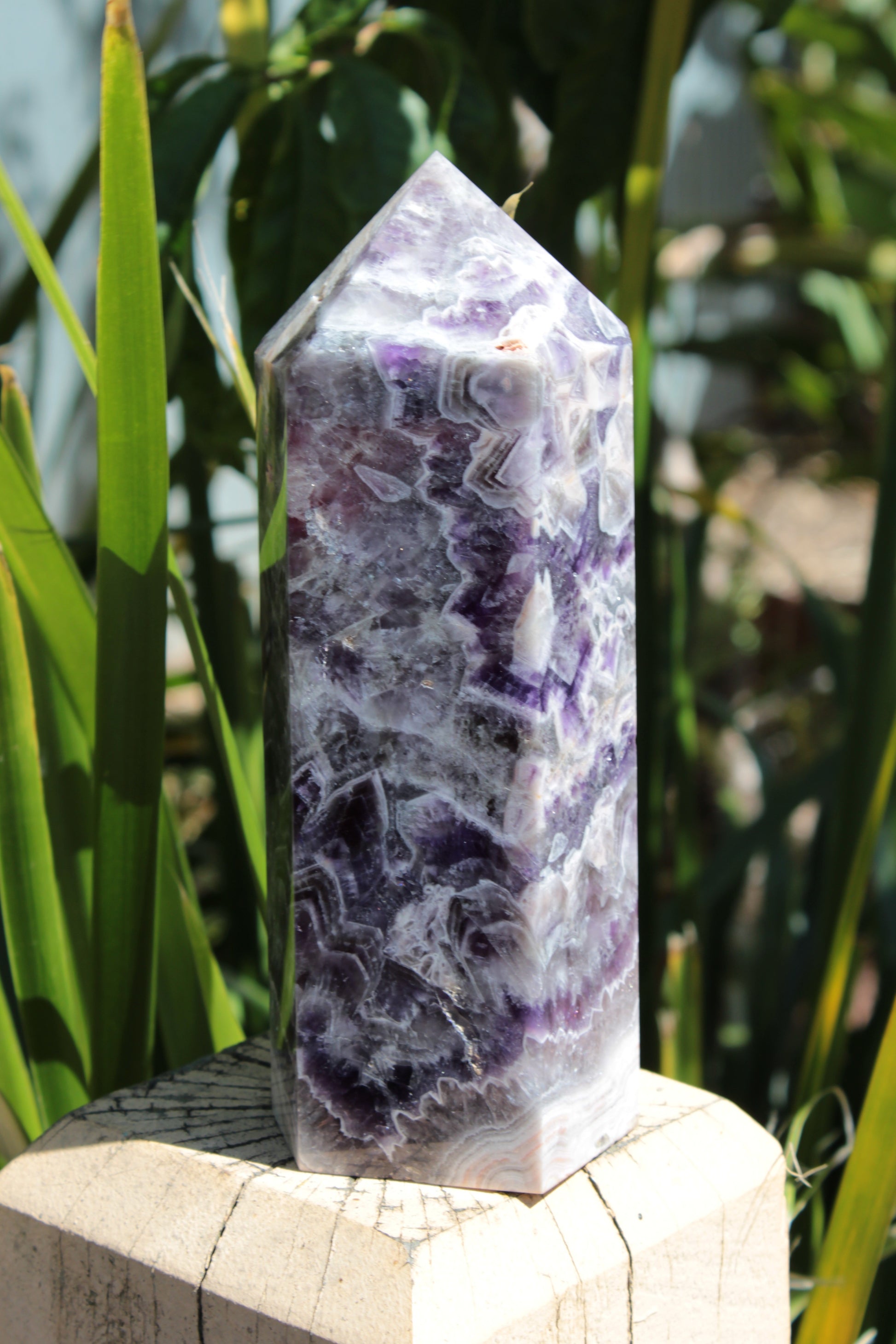 Fantasy Amethyst obelisk 2013g Rocks and Things