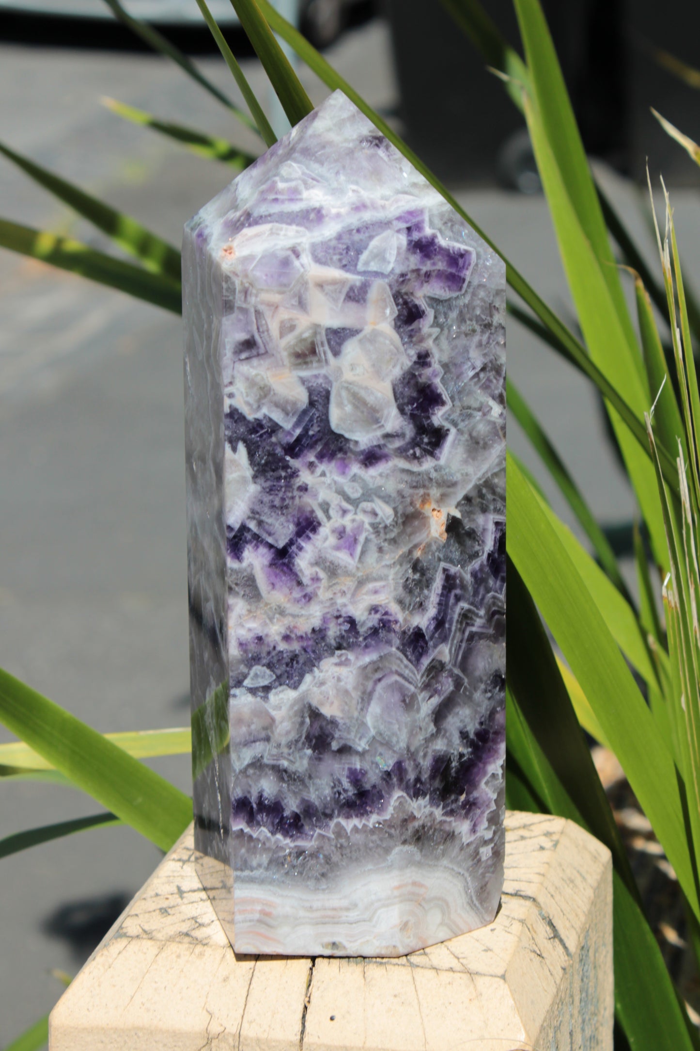 Fantasy Amethyst obelisk 2013g Rocks and Things