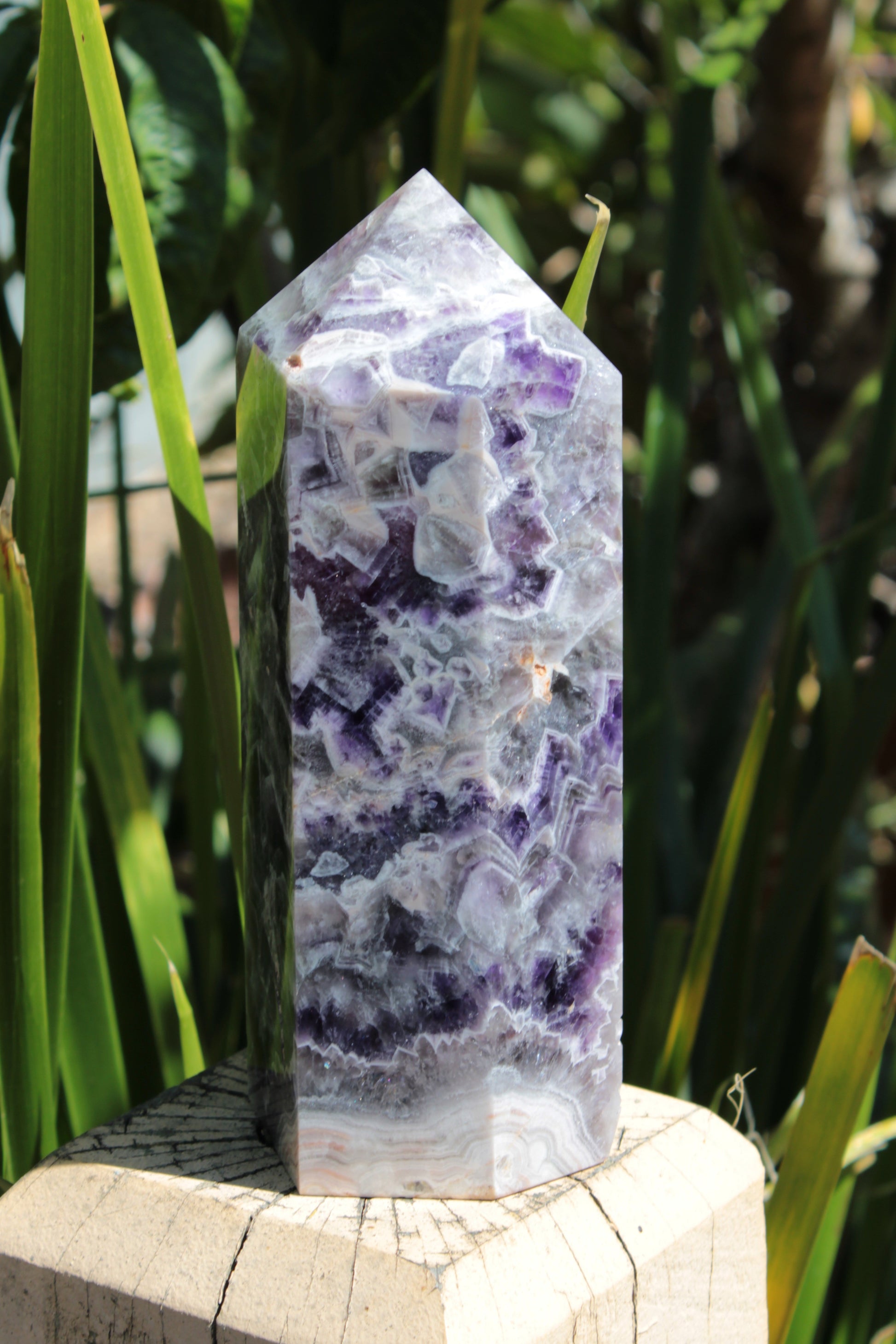 Fantasy Amethyst obelisk 2013g Rocks and Things