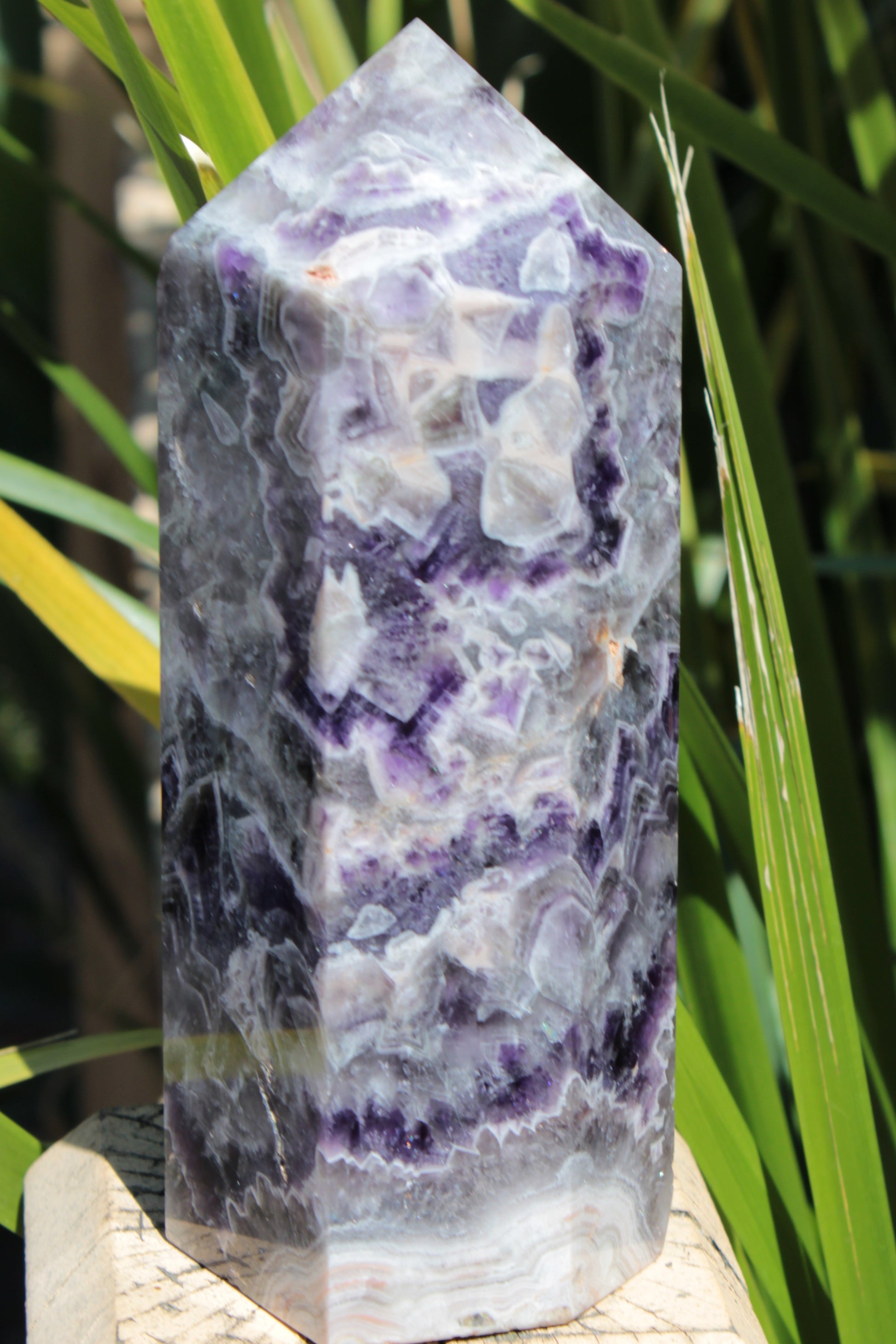 Fantasy Amethyst obelisk 2013g Rocks and Things