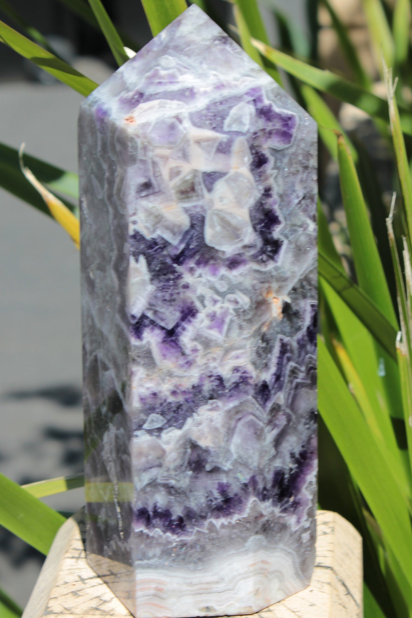 Fantasy Amethyst obelisk 2013g Rocks and Things