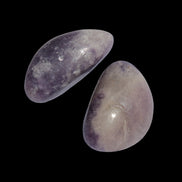 Lilac Lepidolite 2 tumble polished stones 14-15g in sunlight - Rocks and Things Store