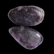 Lilac Lepidolite 2 tumble polished stones 14-15g in sunlight - Rocks and Things Store