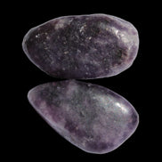 Lilac Lepidolite 2 tumble polished stones 14-15g in sunlight - Rocks and Things Store
