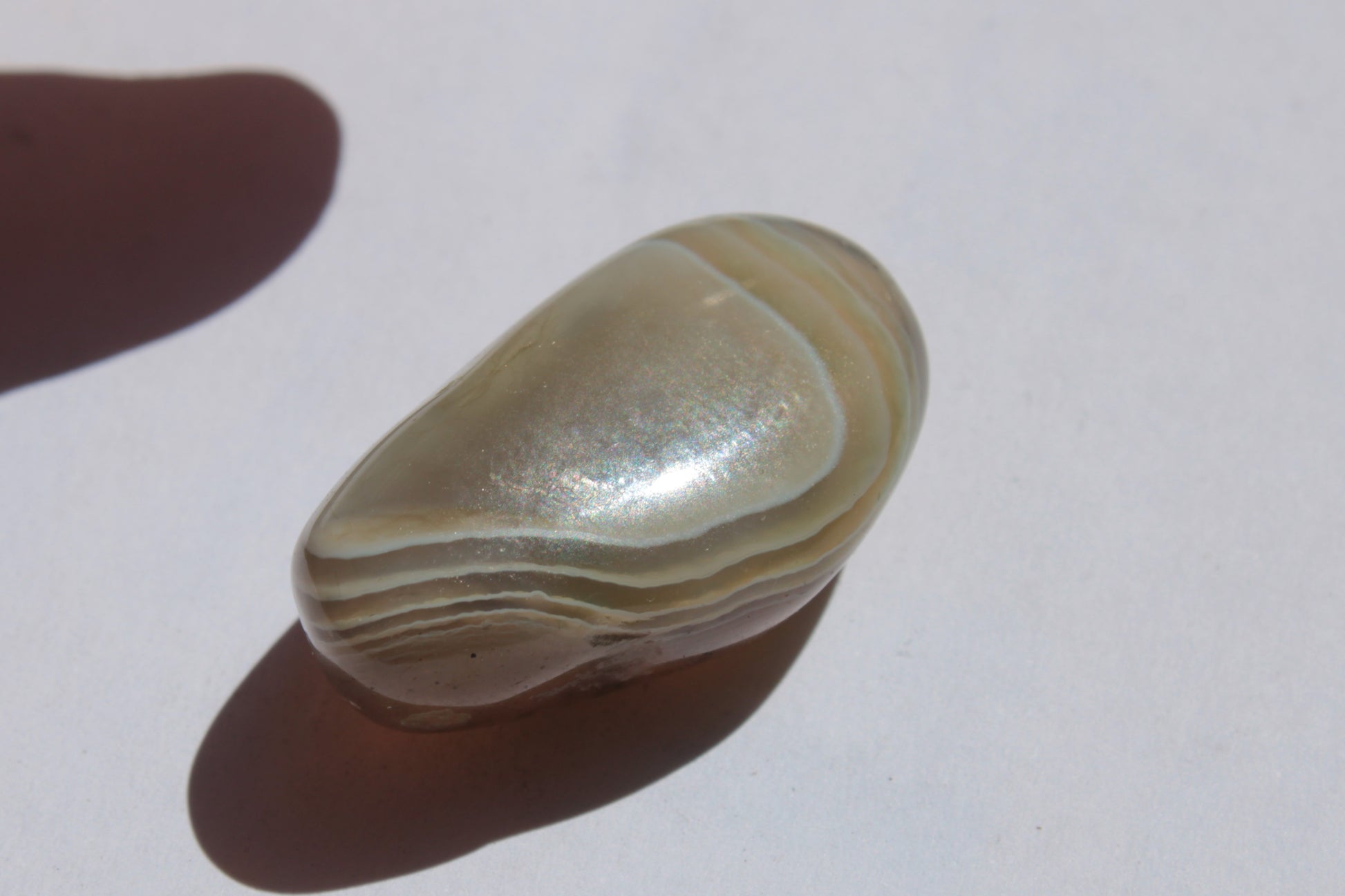 Agate tumbled stone 8g Rocks and Things