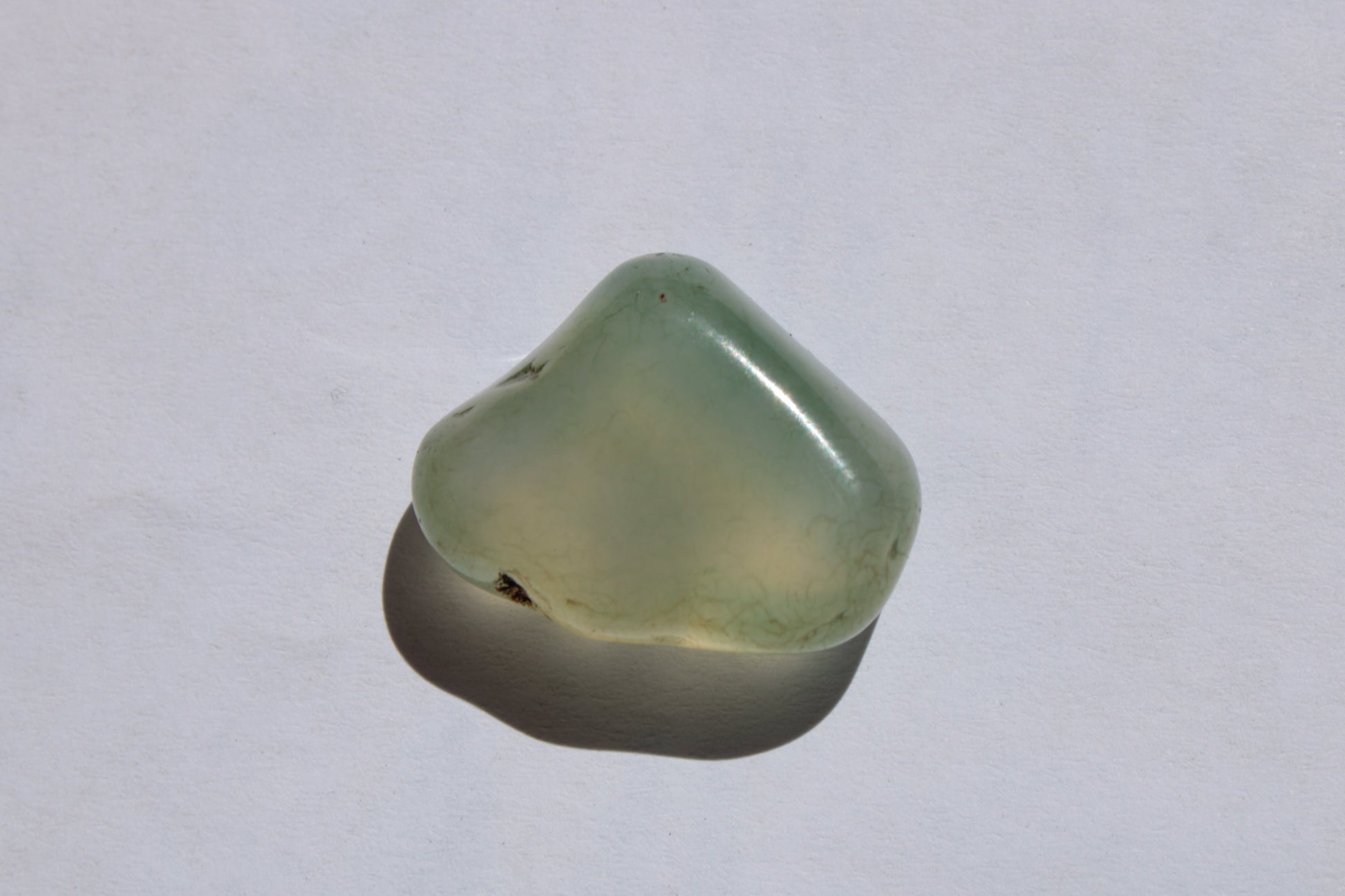 Clear Agate tumbled stone 7.8g Rocks and Things