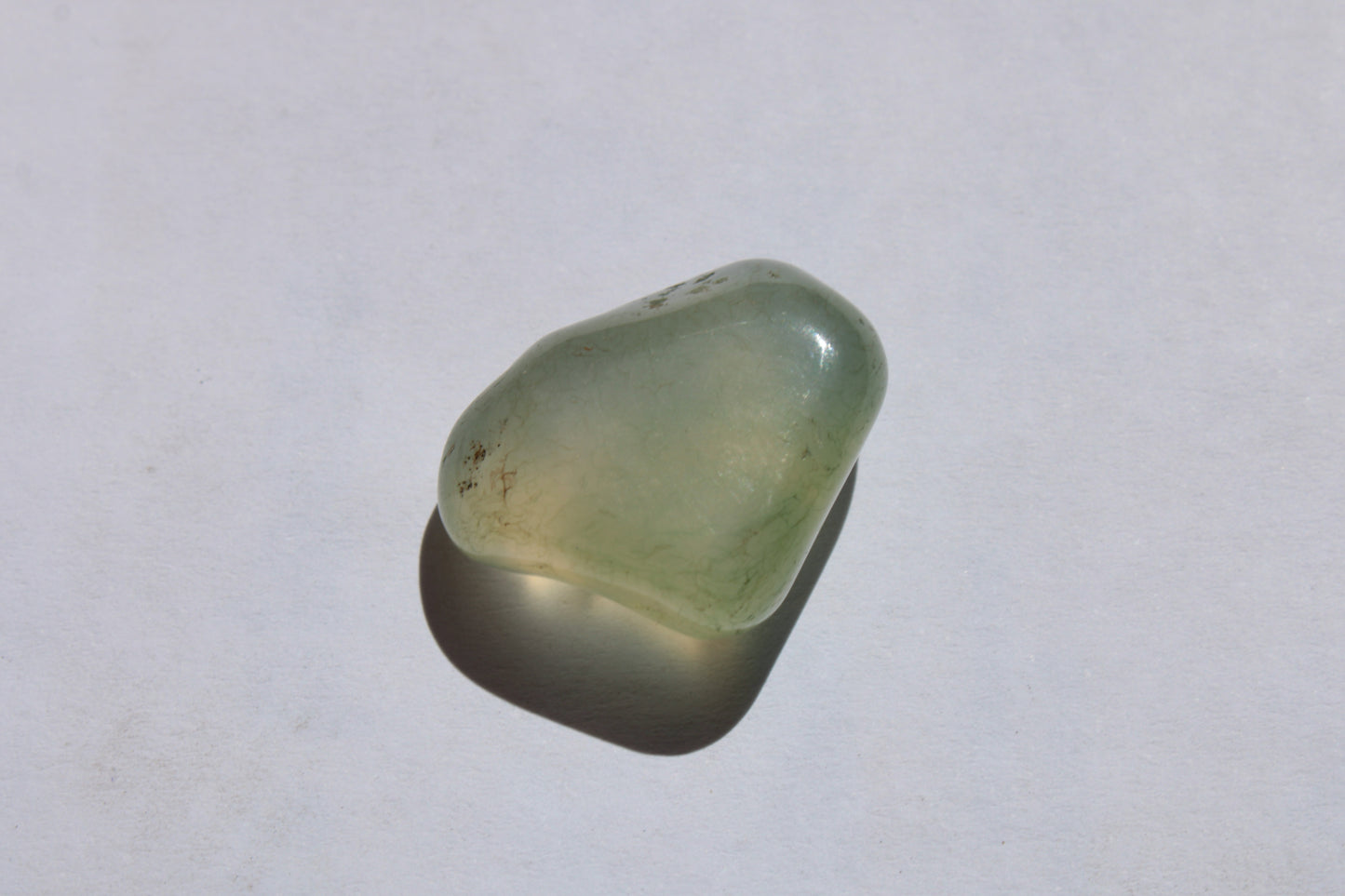 Clear Agate tumbled stone 7.8g Rocks and Things