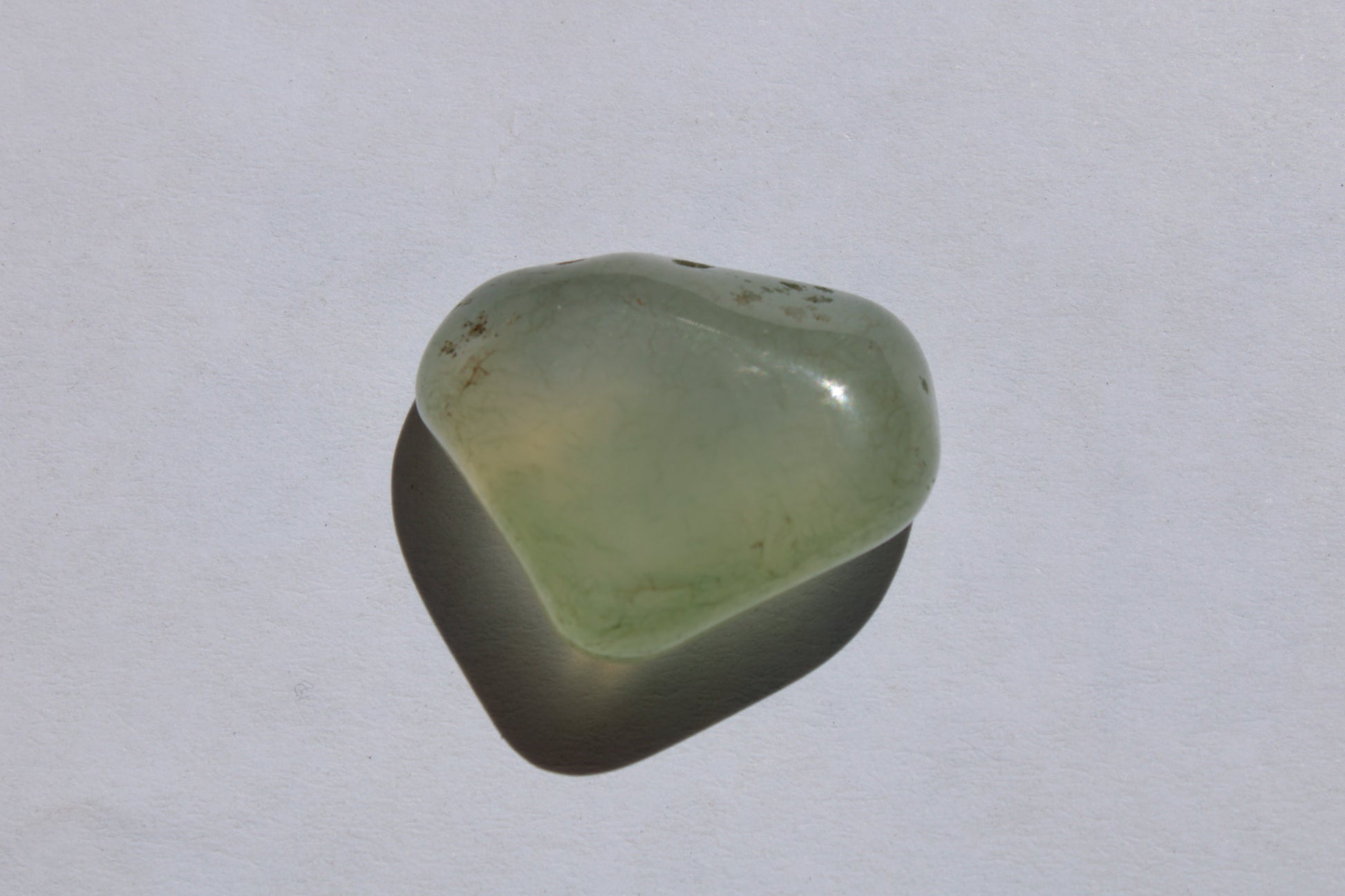 Clear Agate tumbled stone 7.8g Rocks and Things