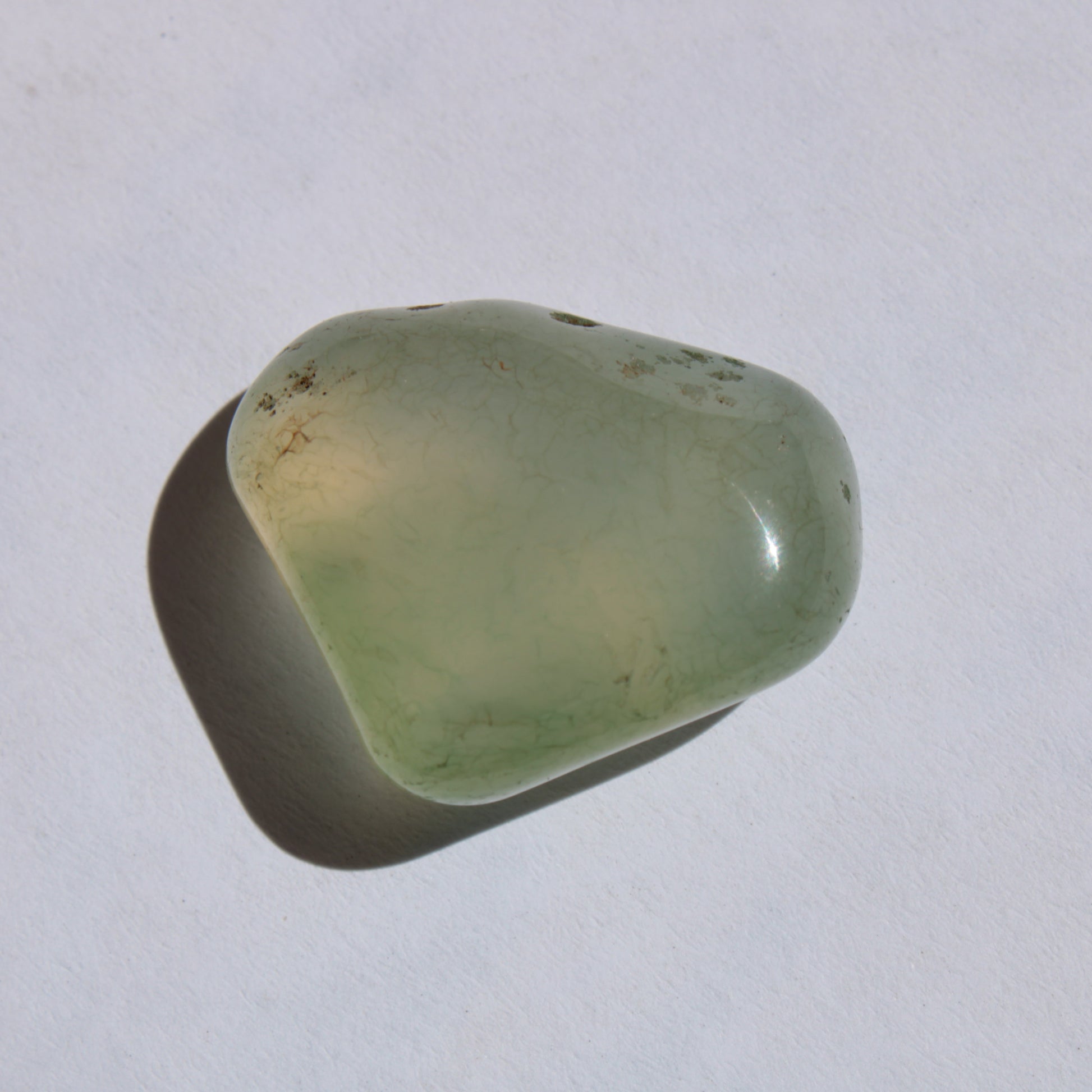 Clear Agate tumbled stone 7.8g Rocks and Things