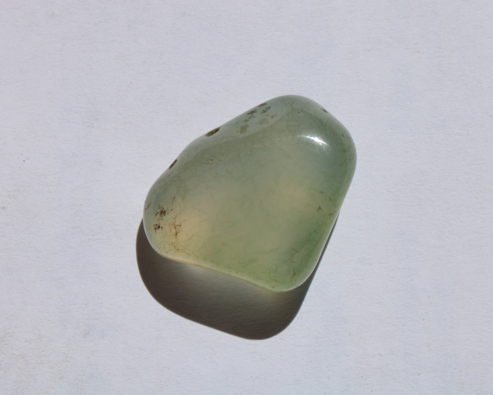 Clear Agate tumbled stone 7.8g Rocks and Things