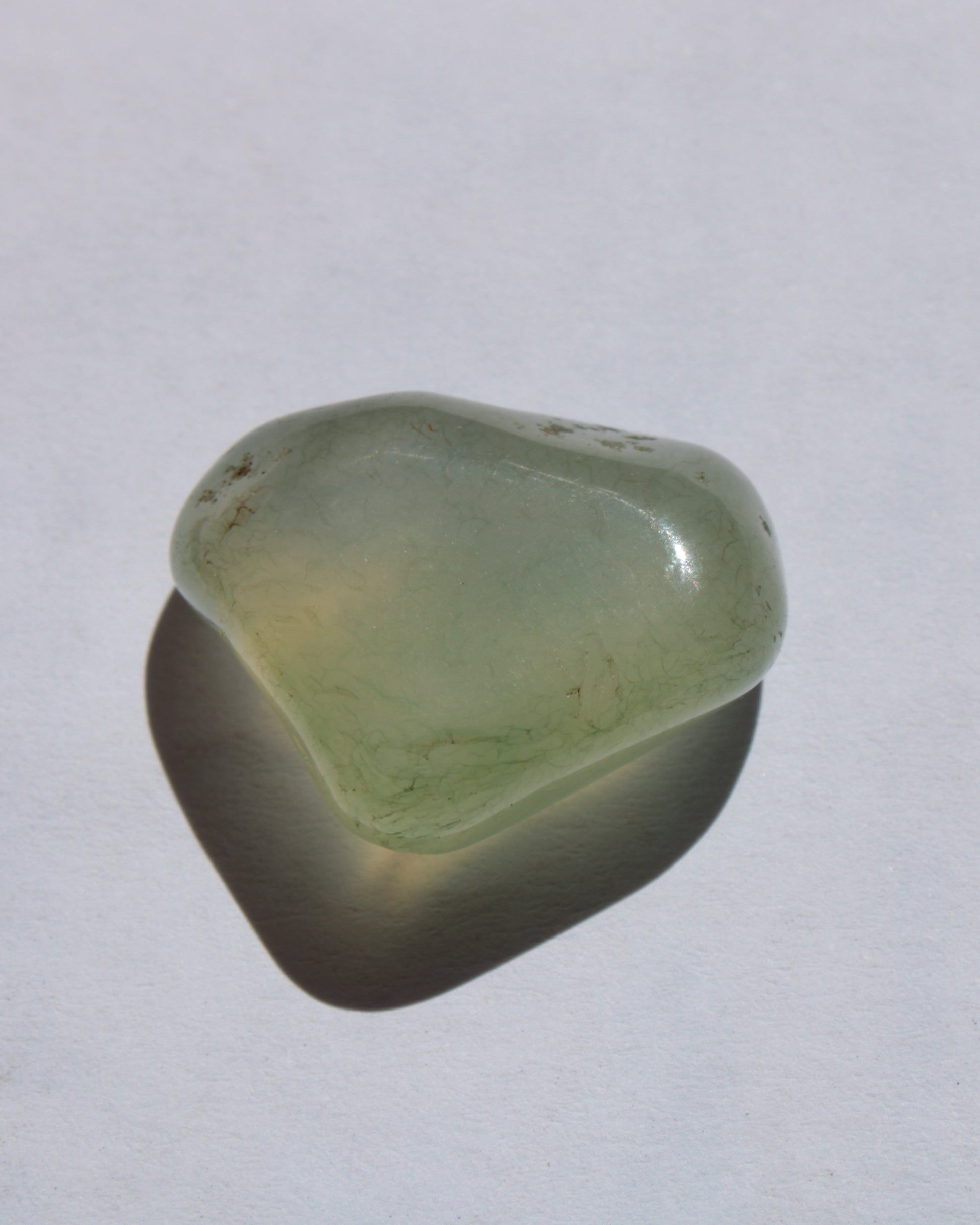 Clear Agate tumbled stone 7.8g Rocks and Things