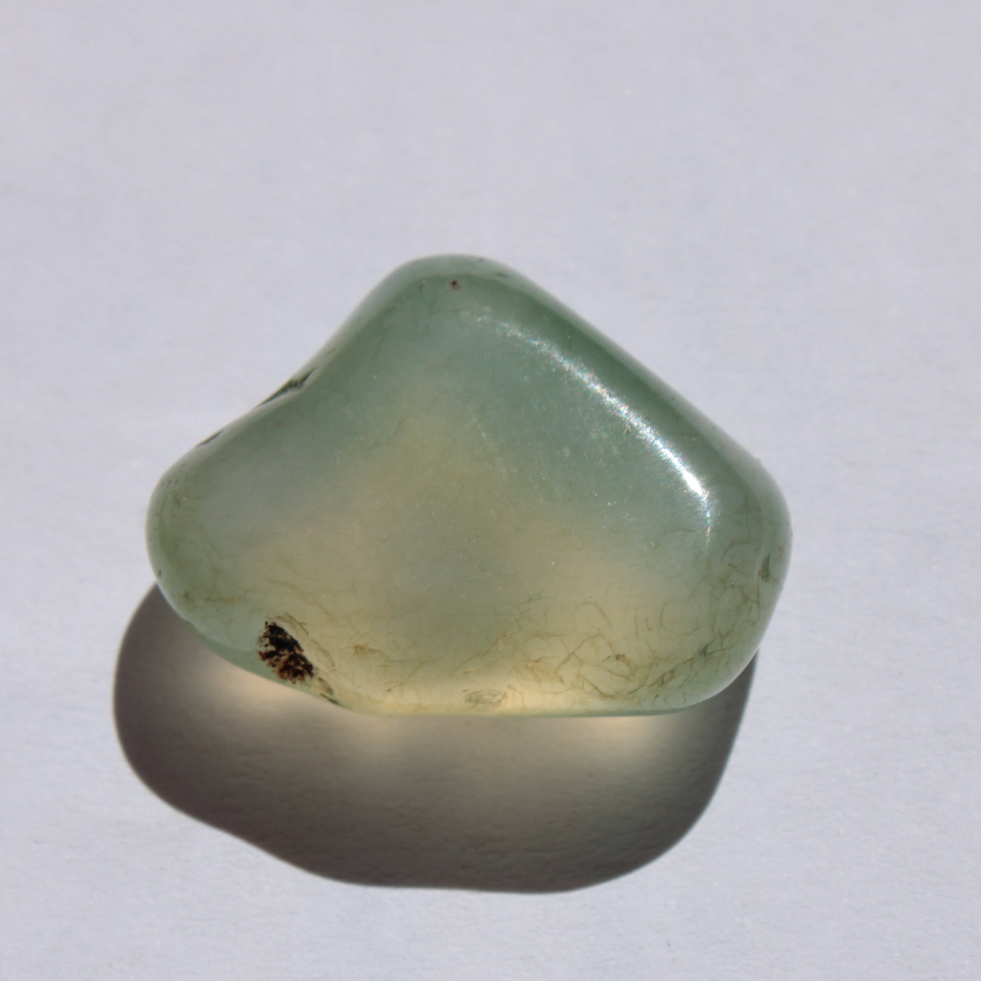 Clear Agate tumbled stone 7.8g Rocks and Things