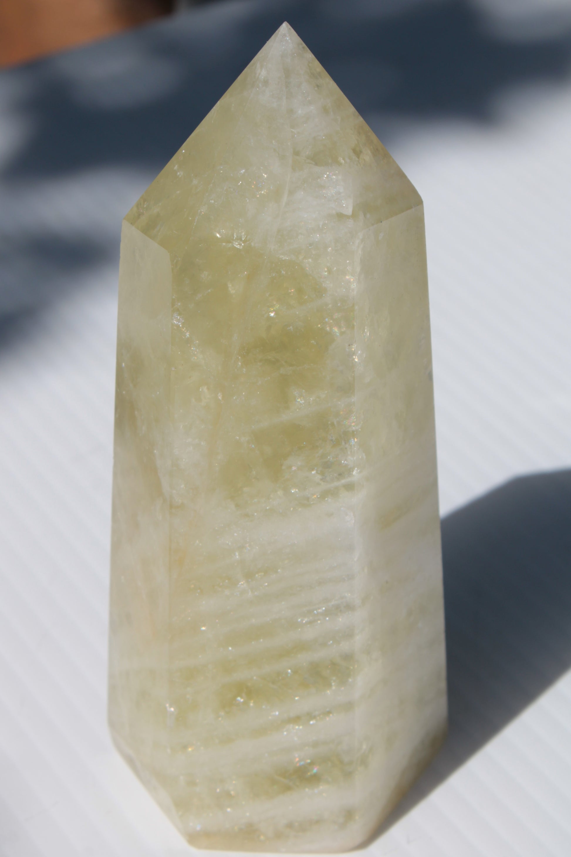 Smoky Citrine obelisk 472g Rocks and Things