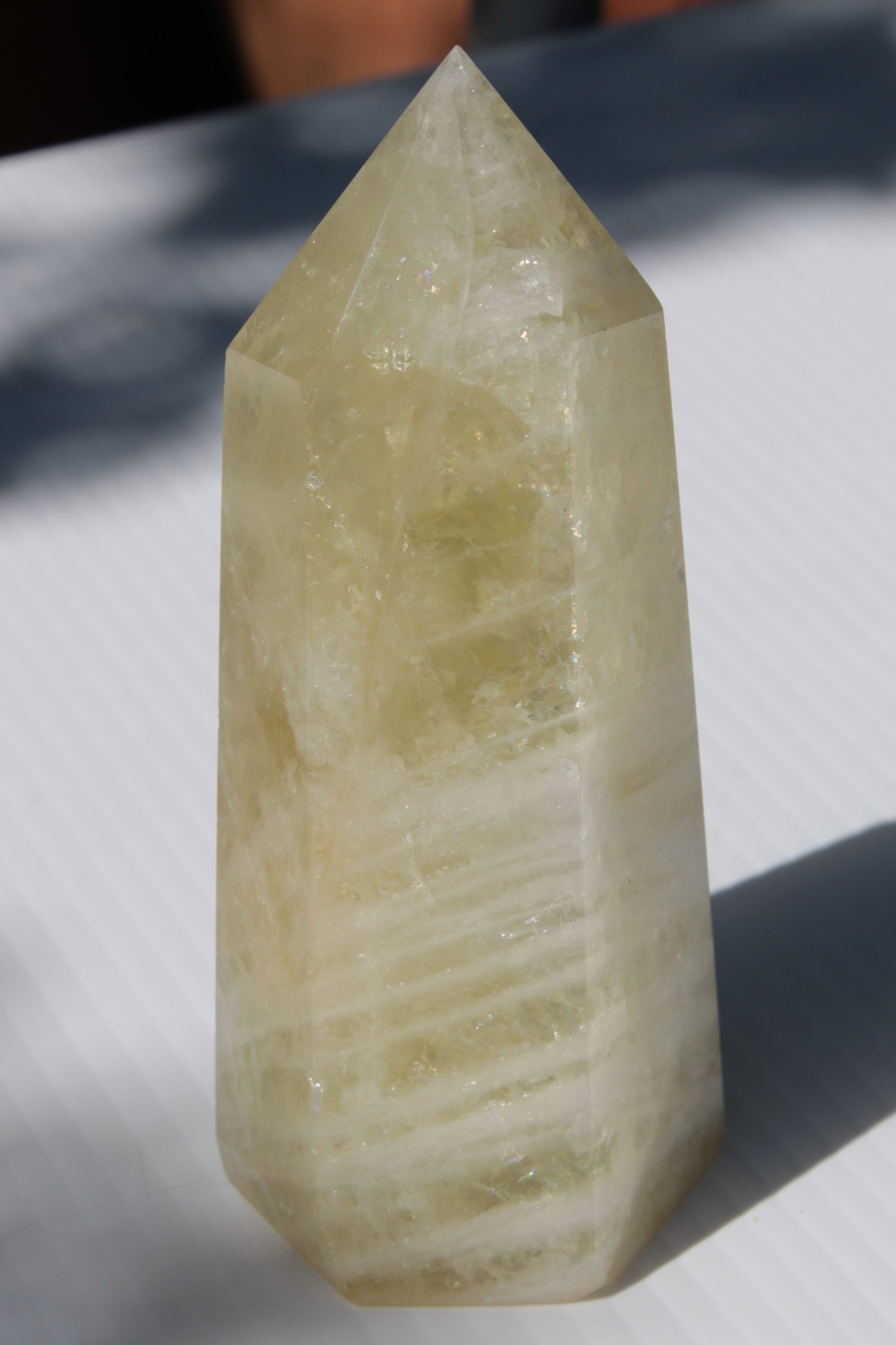 Smoky Citrine obelisk 472g Rocks and Things