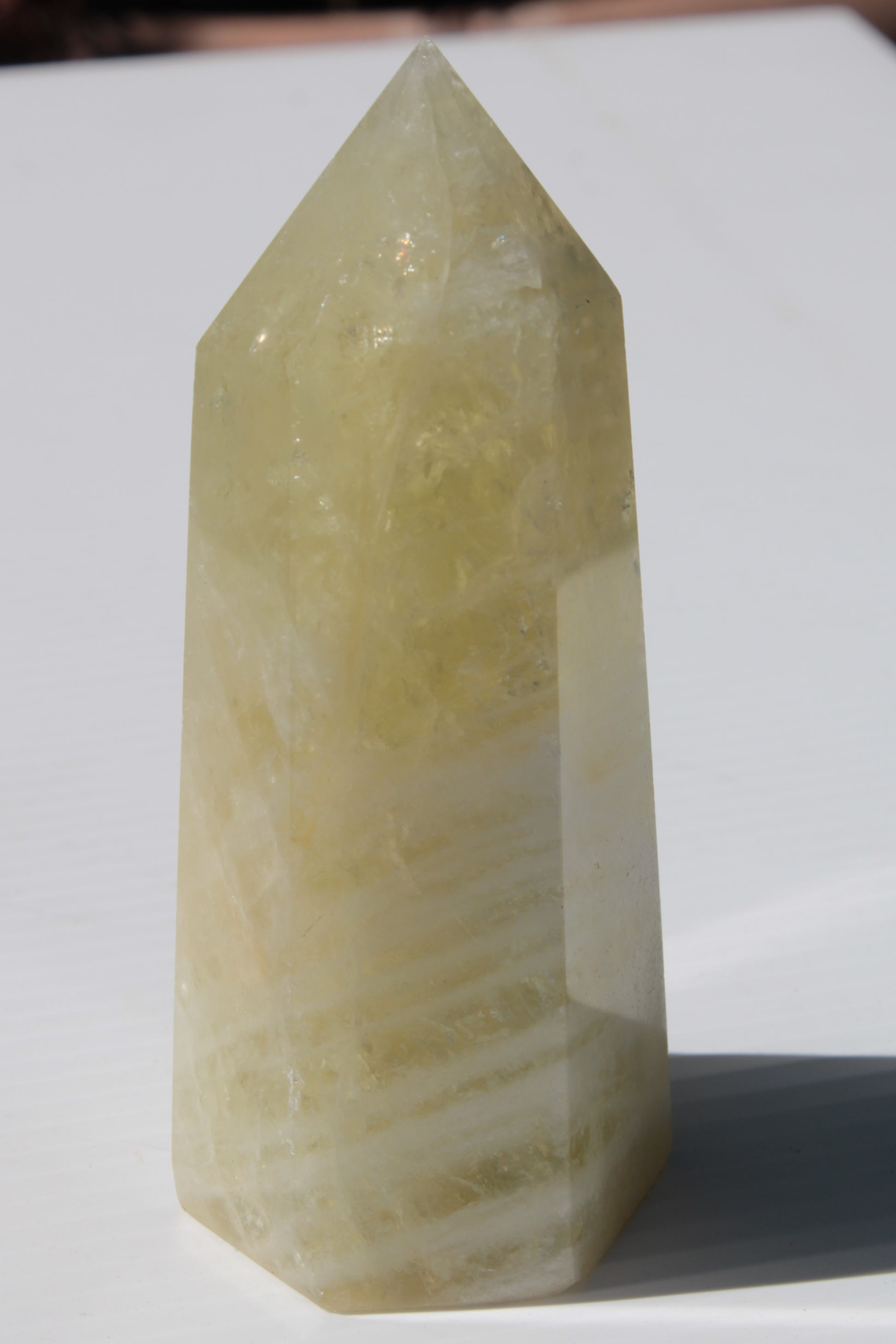 Smoky Citrine obelisk 472g Rocks and Things