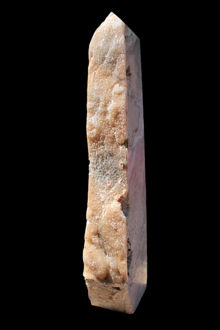 Sphalerite drusy geode obelisk 1187g in sunlight - Rocks and Things Store