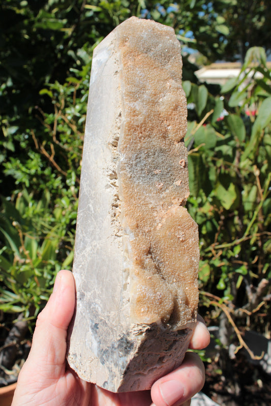 Sphalerite druzy geode obelisk 1187g Rocks and Things