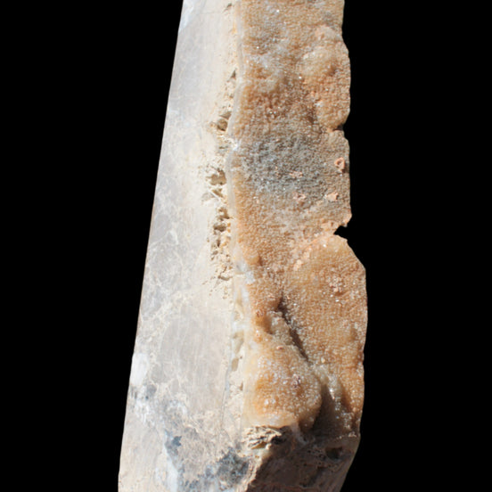 Sphalerite drusy geode obelisk 1187g in sunlight - Rocks and Things Store