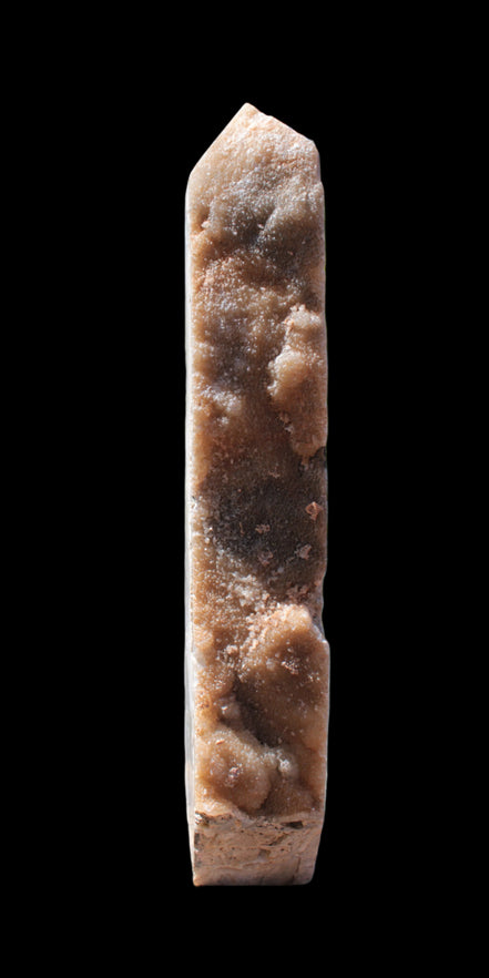 Sphalerite drusy geode obelisk 1187g in sunlight - Rocks and Things Store