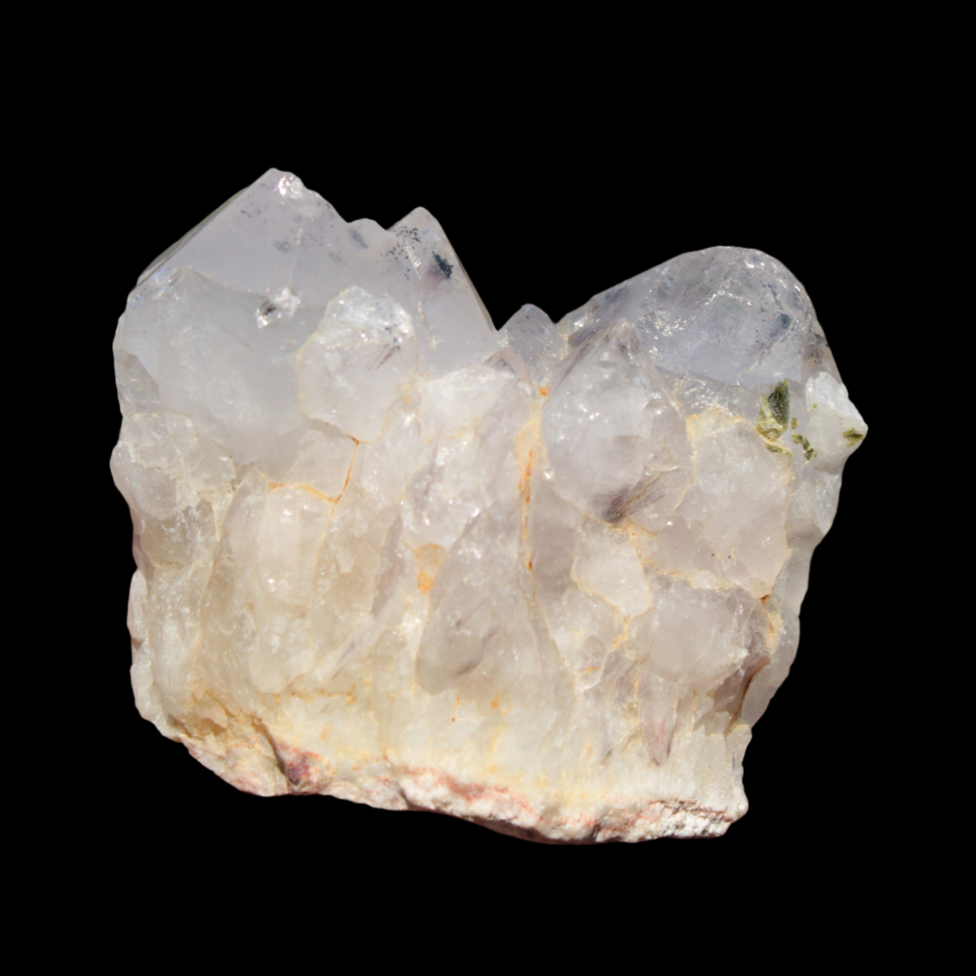 White Silver Mountain Quartz crystal point 66g in sunlight  - Rocks and Things Store