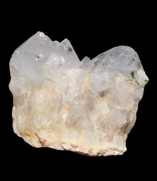 White Silver Mountain Quartz crystal point 66g in sunlight  - Rocks and Things Store
