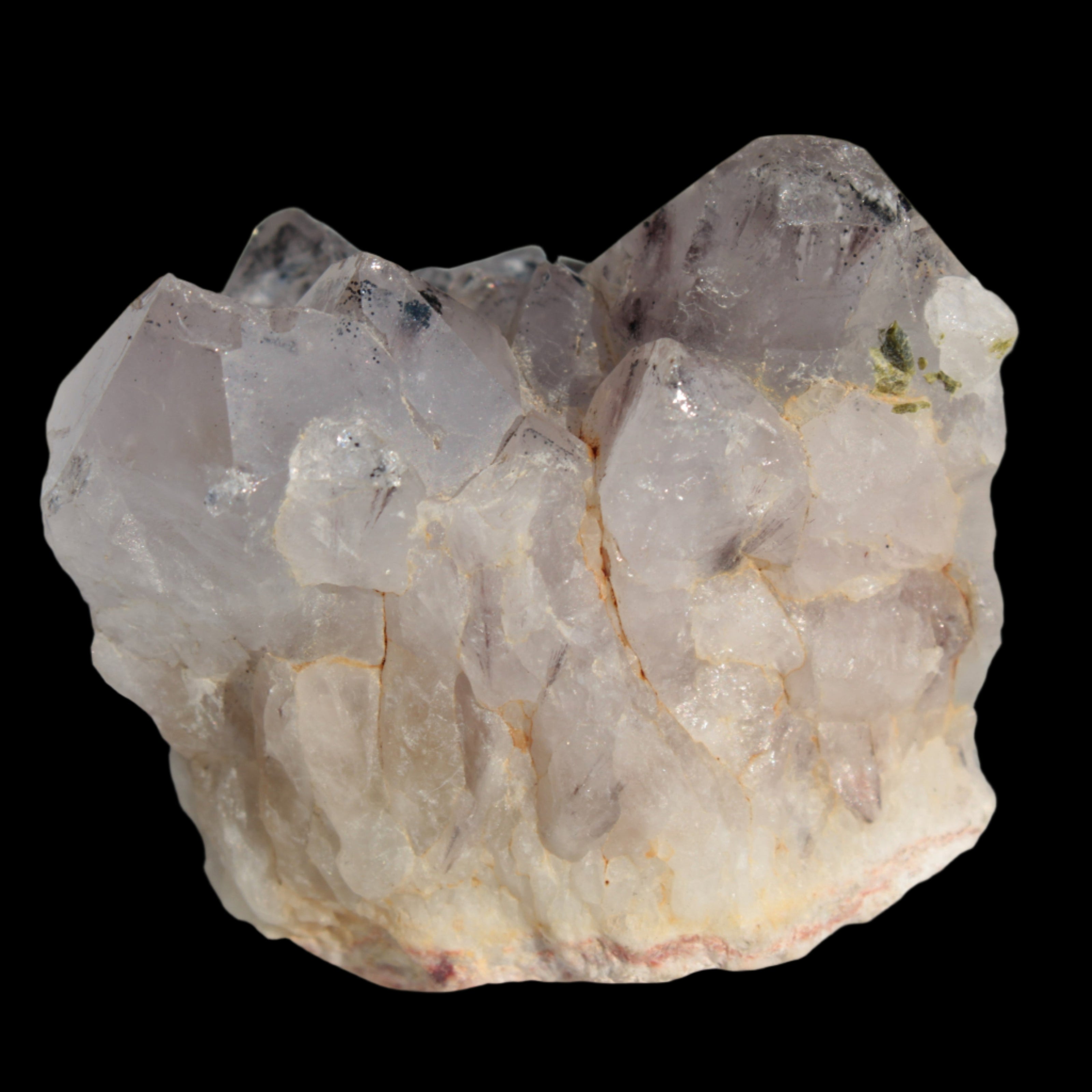 White Silver Mountain Quartz crystal point 66g in sunlight  - Rocks and Things Store