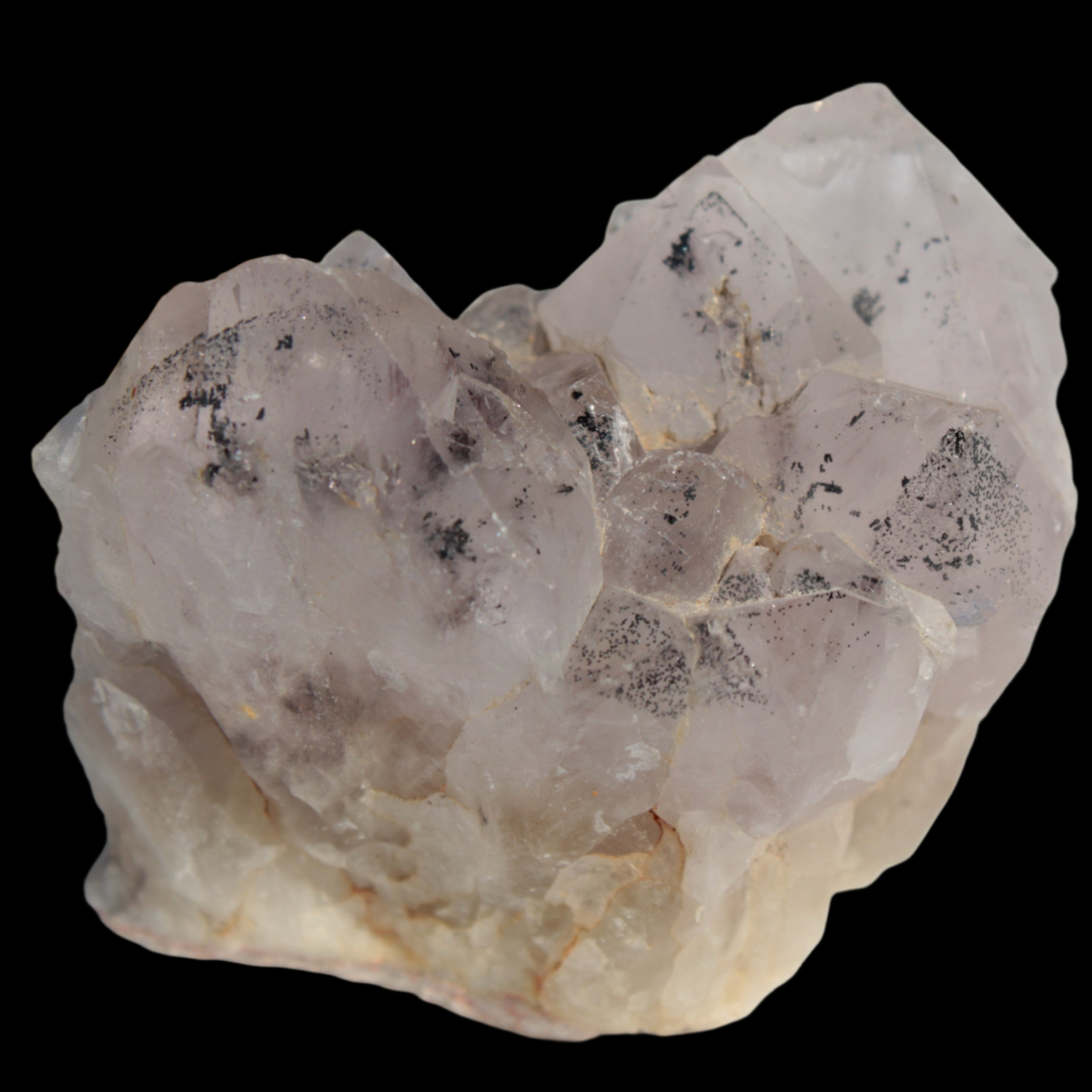 White Silver Mountain Quartz crystal point 66g in sunlight  - Rocks and Things Store