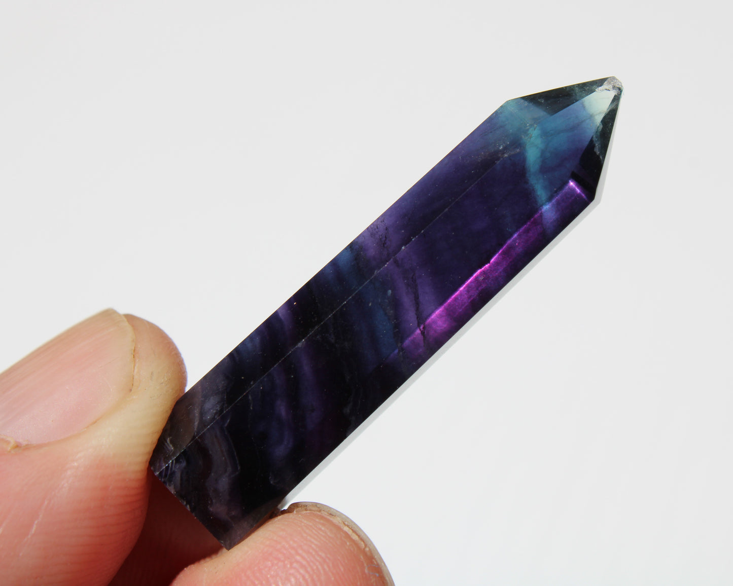 Rainbow Fluorite wand 9.9g Rocks and Things